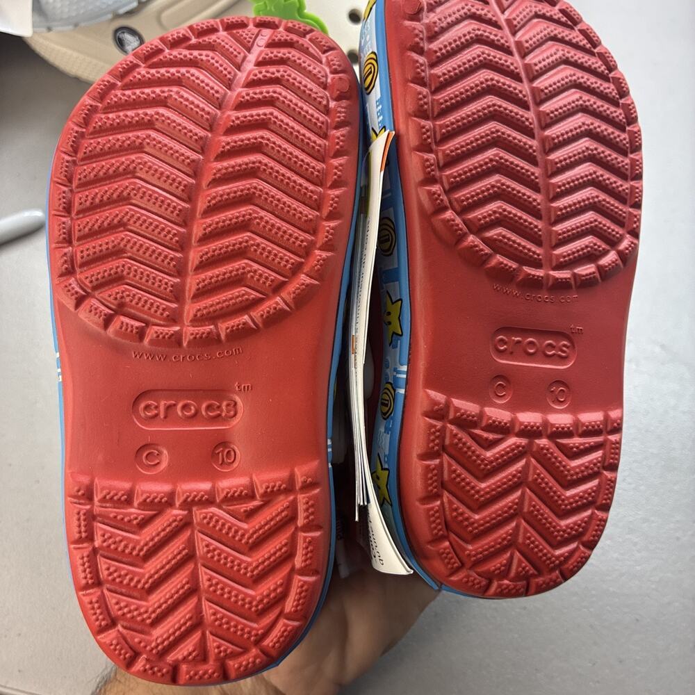 New Limited edition Super Mario Light-Up Crocs Kids Size 10c c10 - Picture 4 of 5